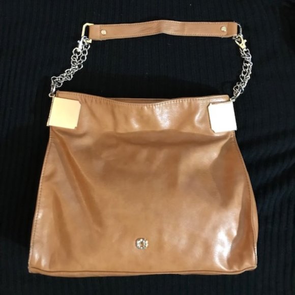Monet brown leather shoulder bag - Picture 2 of 4